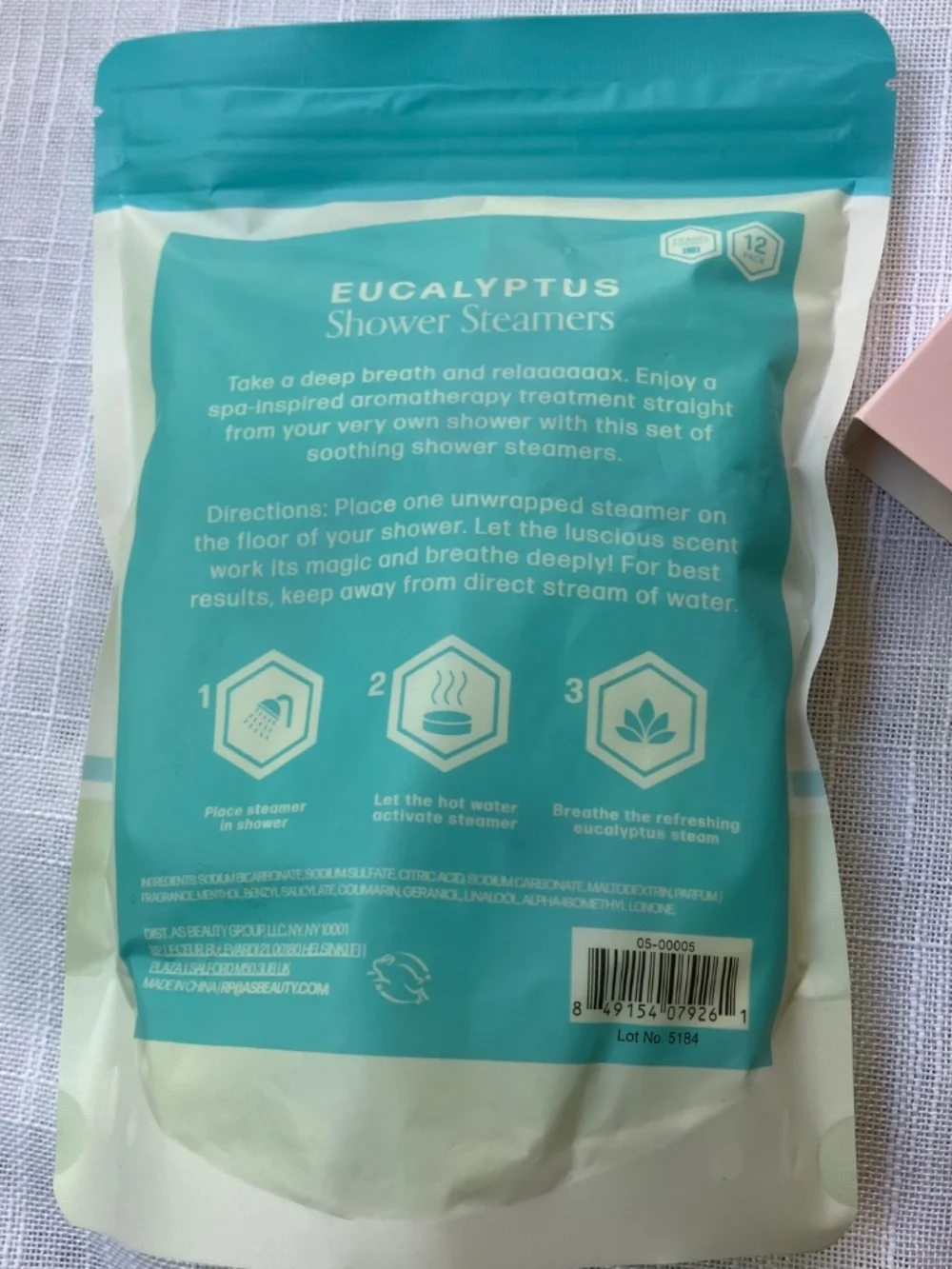 Two Pack of New Sealed Shower Steamers /Bliss Eucalyptus / Musee Lavender & Lime